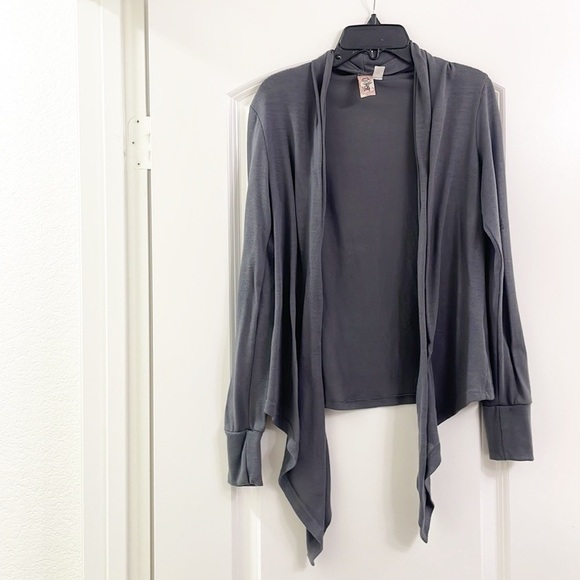 L8teR gray cardigan - Picture 1 of 5